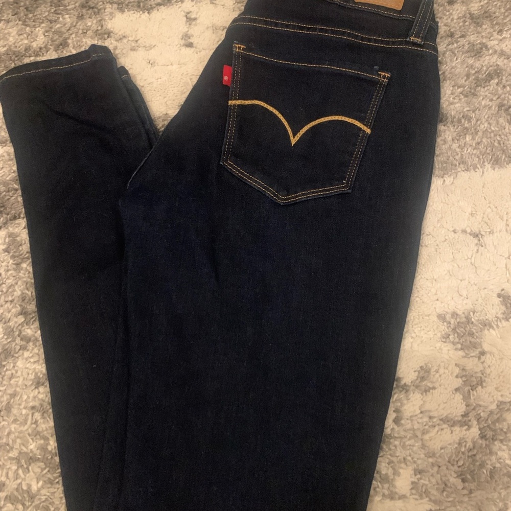 Levi's Women's Midnight Blue Skinny Jeans